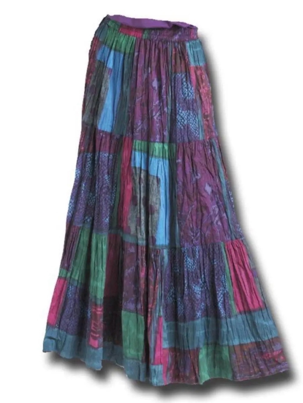 BFA Classics ~ Floor Length Skirt ~ Vintage ~ Vibrant ~ Multicolored ~Patchwork